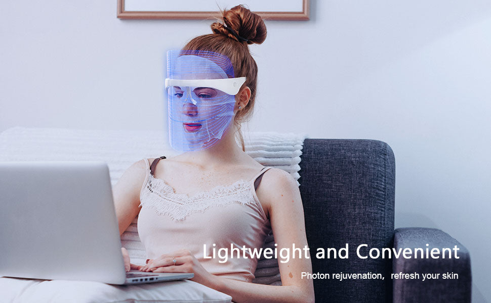 ✨ Transform Your Skin at Home with the LED Light Facial Mask ✨