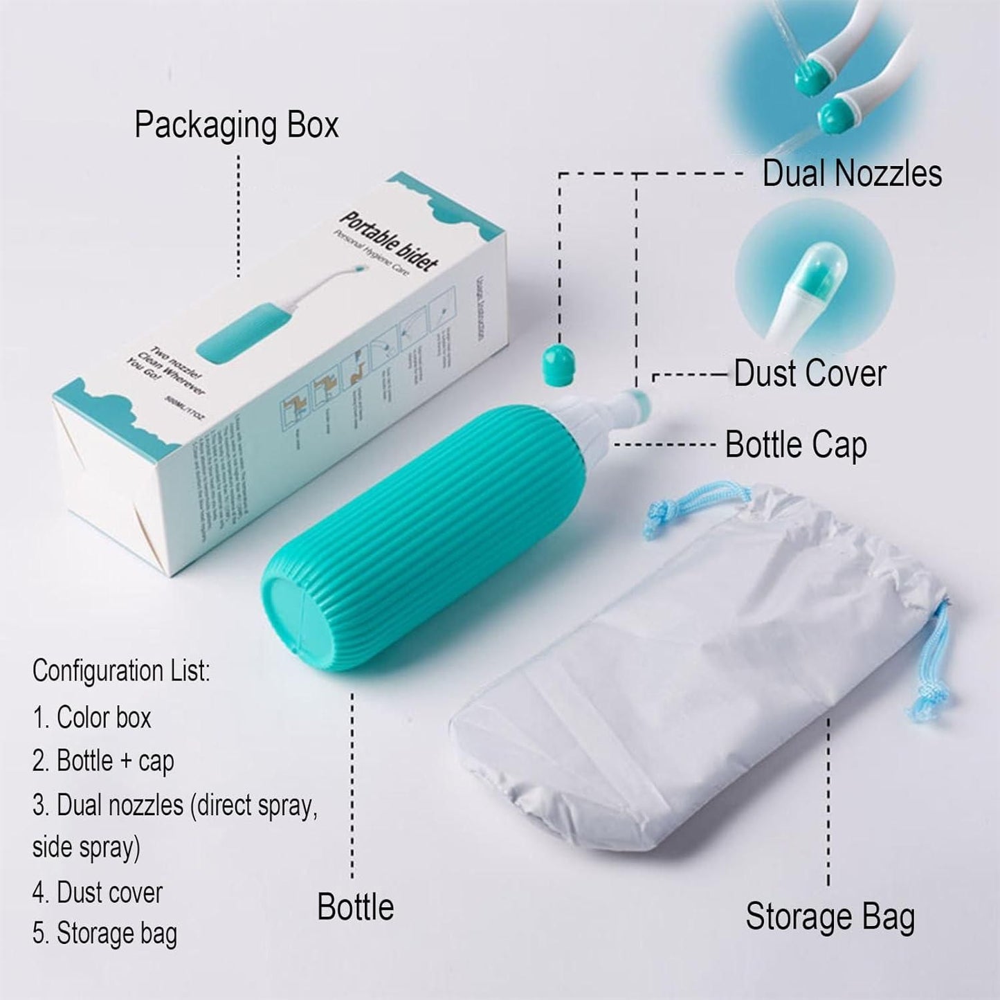 Portable Bidet Bottle Sprayer