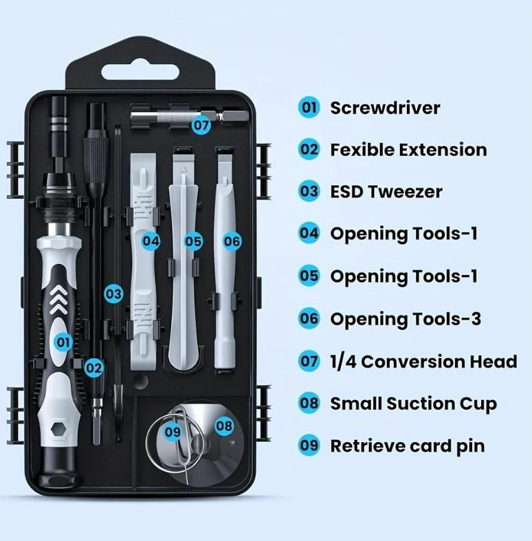 115 in 1 Screwdriver Set – The Ultimate Tool Kit for Every Fix