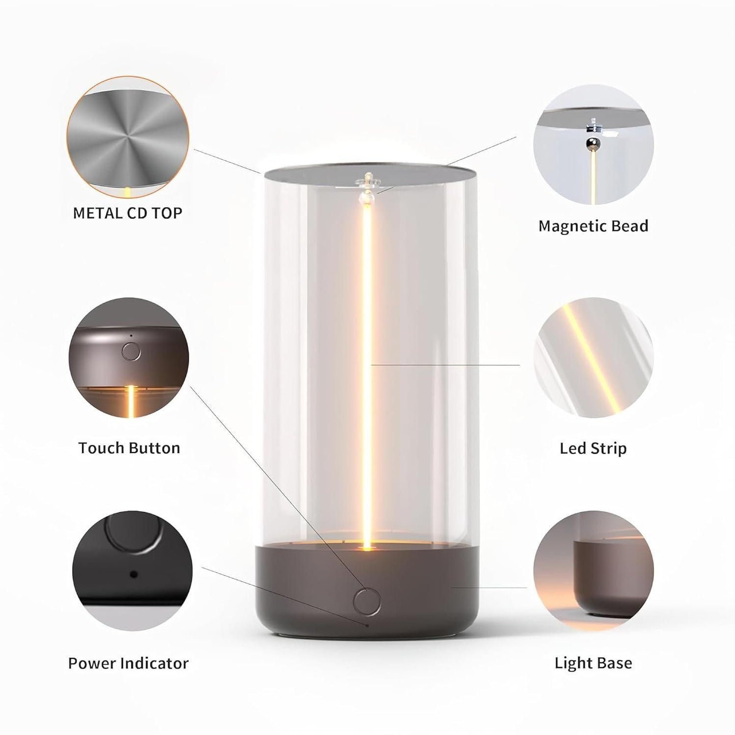 Magnetic Lamp Light – A Magical Glow for Your Baby’s Room or Any Cosy Corner