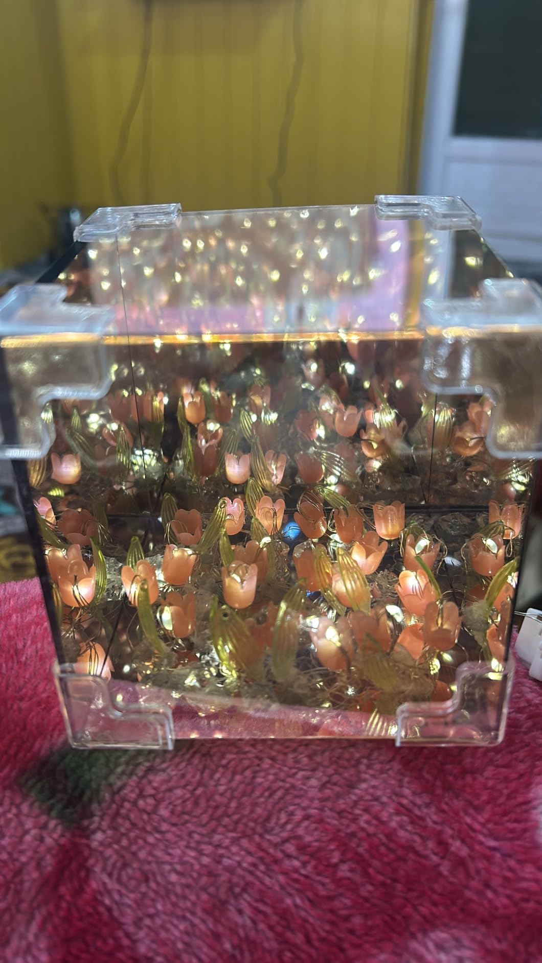Decorative Tulip Mirror Lamp – A Bloom of Light & Elegance for Your Space
