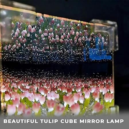 Decorative Tulip Mirror Lamp – A Bloom of Light & Elegance for Your Space