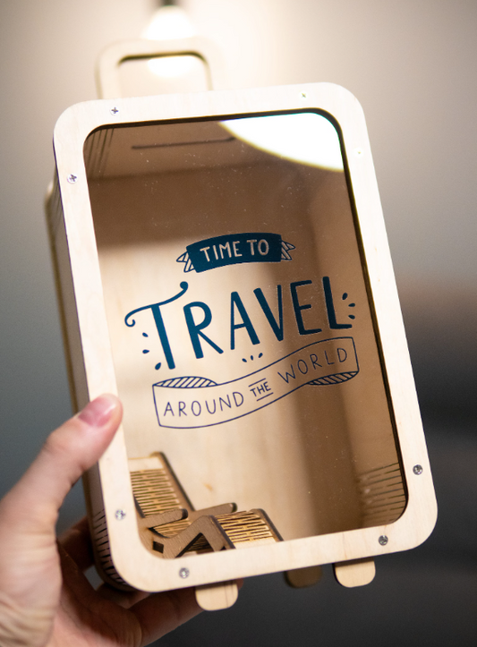 💰 Travel Money Saving Bag – Smart, Stylish & Secure Bank