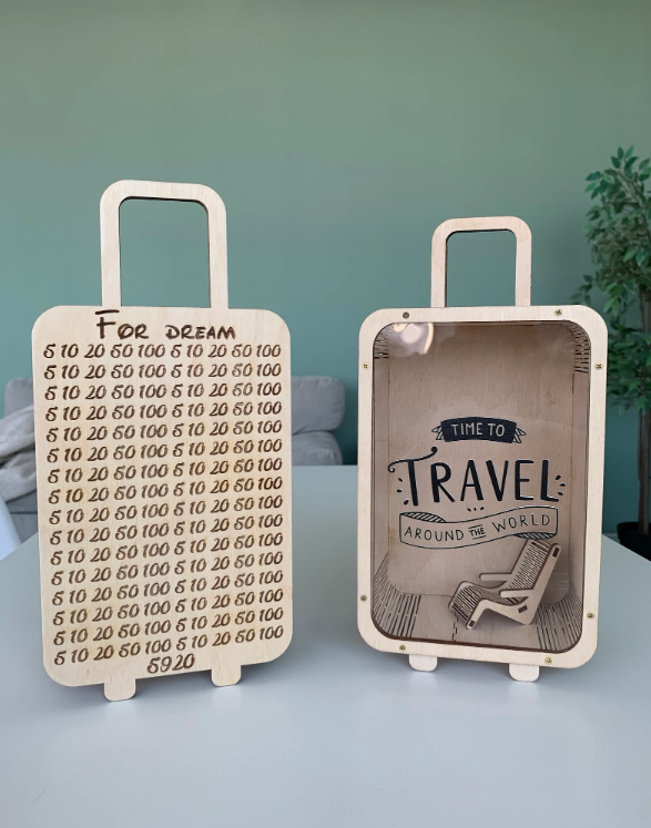 💰 Travel Money Saving Bag – Smart, Stylish & Secure Bank