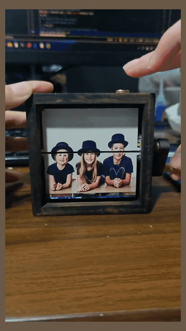 Custom 16-Photo Music Flipbook Frame