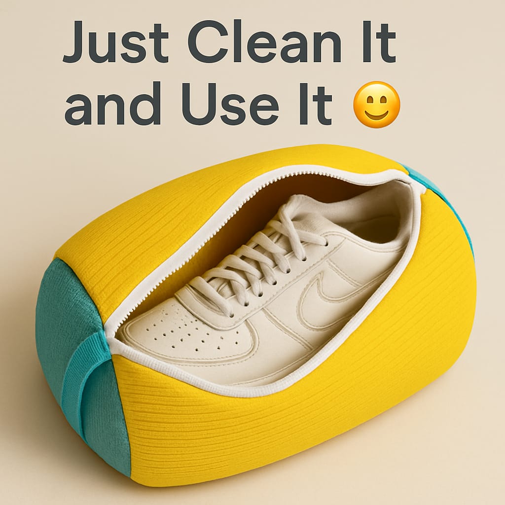 Shoe Washing Machine Bag Laundry Shoe Bag for Washer & Dryer, Reusable with Durable Zipper for Sneakers & Delicates 360° Deep Cleaning Washable Laundry Organizer Bag