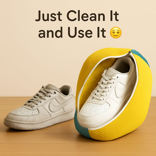 Shoe Washing Machine Bag Laundry Shoe Bag for Washer & Dryer, Reusable with Durable Zipper for Sneakers & Delicates 360° Deep Cleaning Washable Laundry Organizer Bag