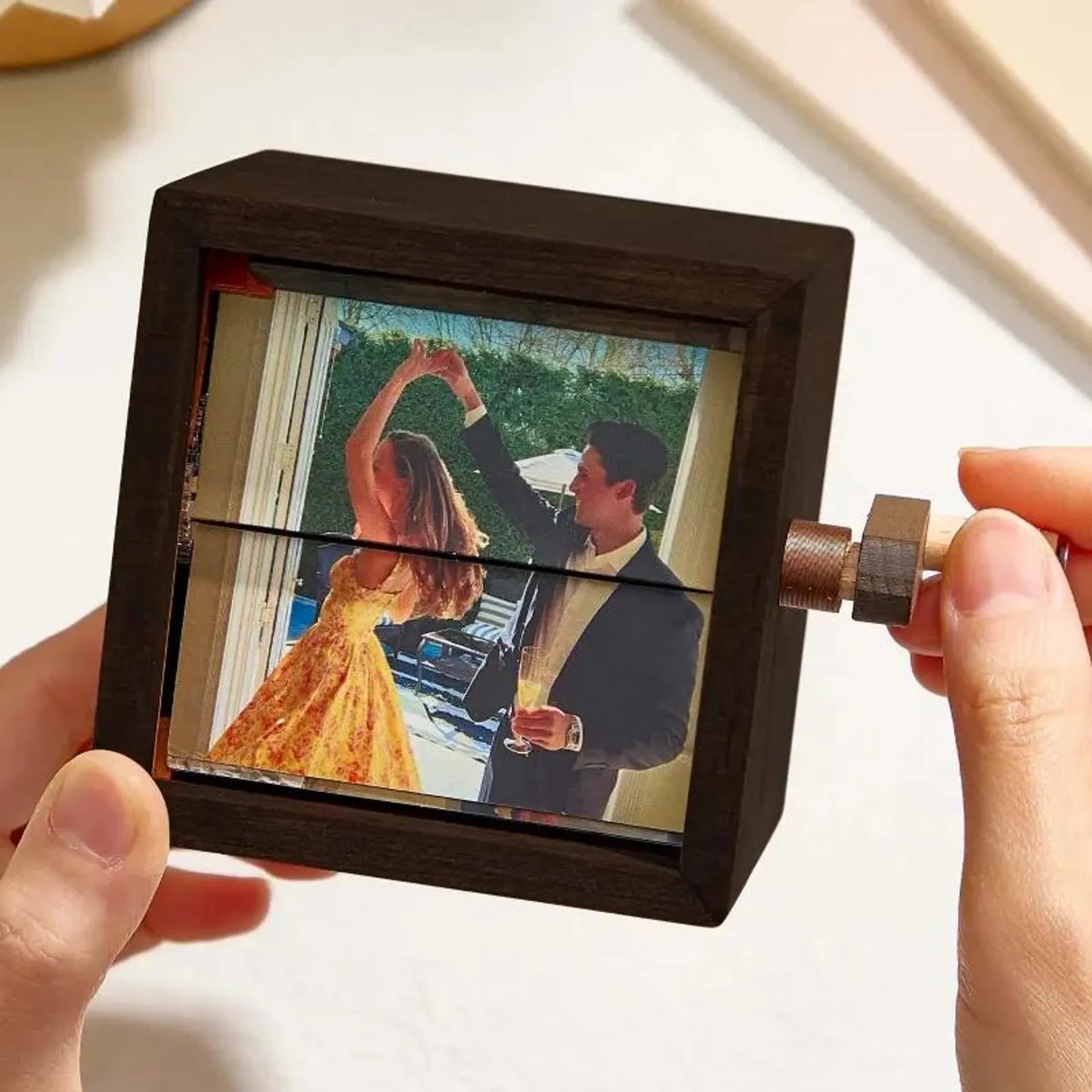 Custom 16-Photo Music Flipbook Frame
