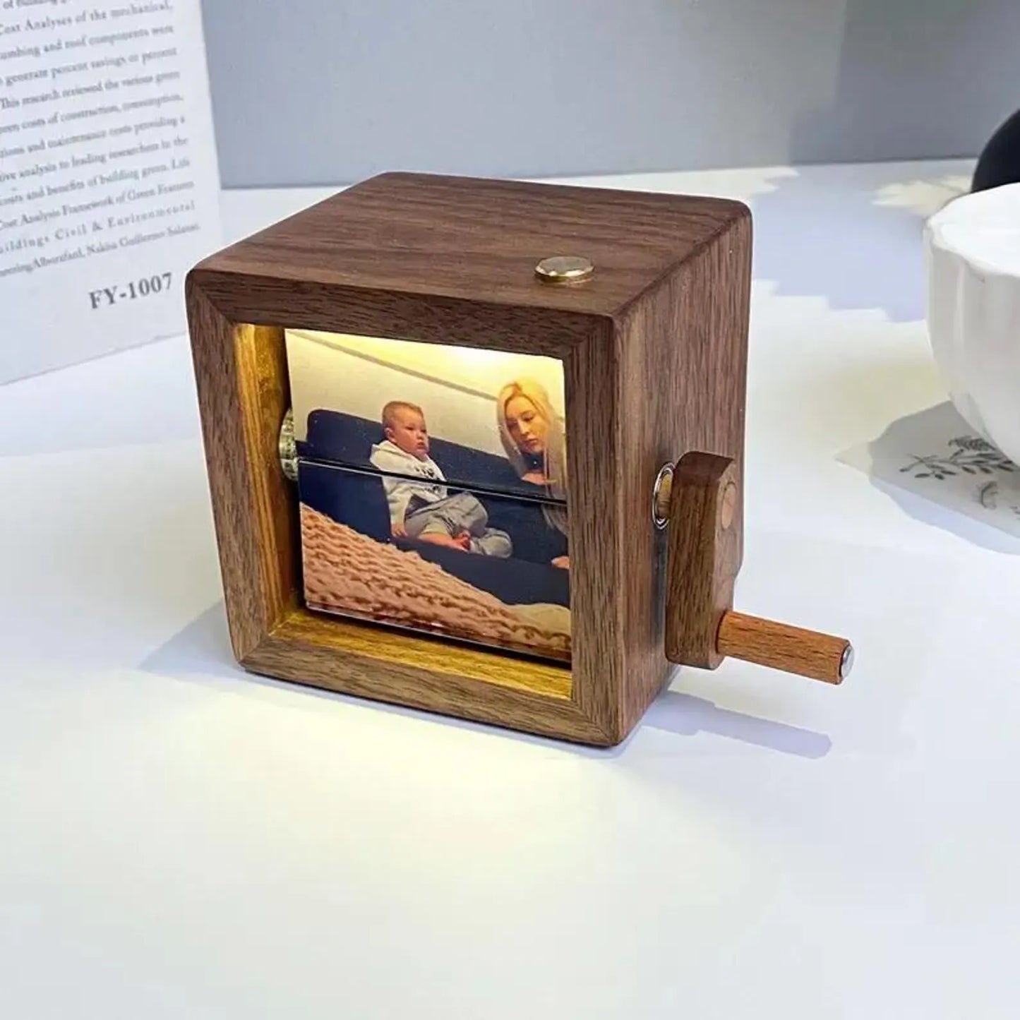 Custom 16-Photo Music Flipbook Frame