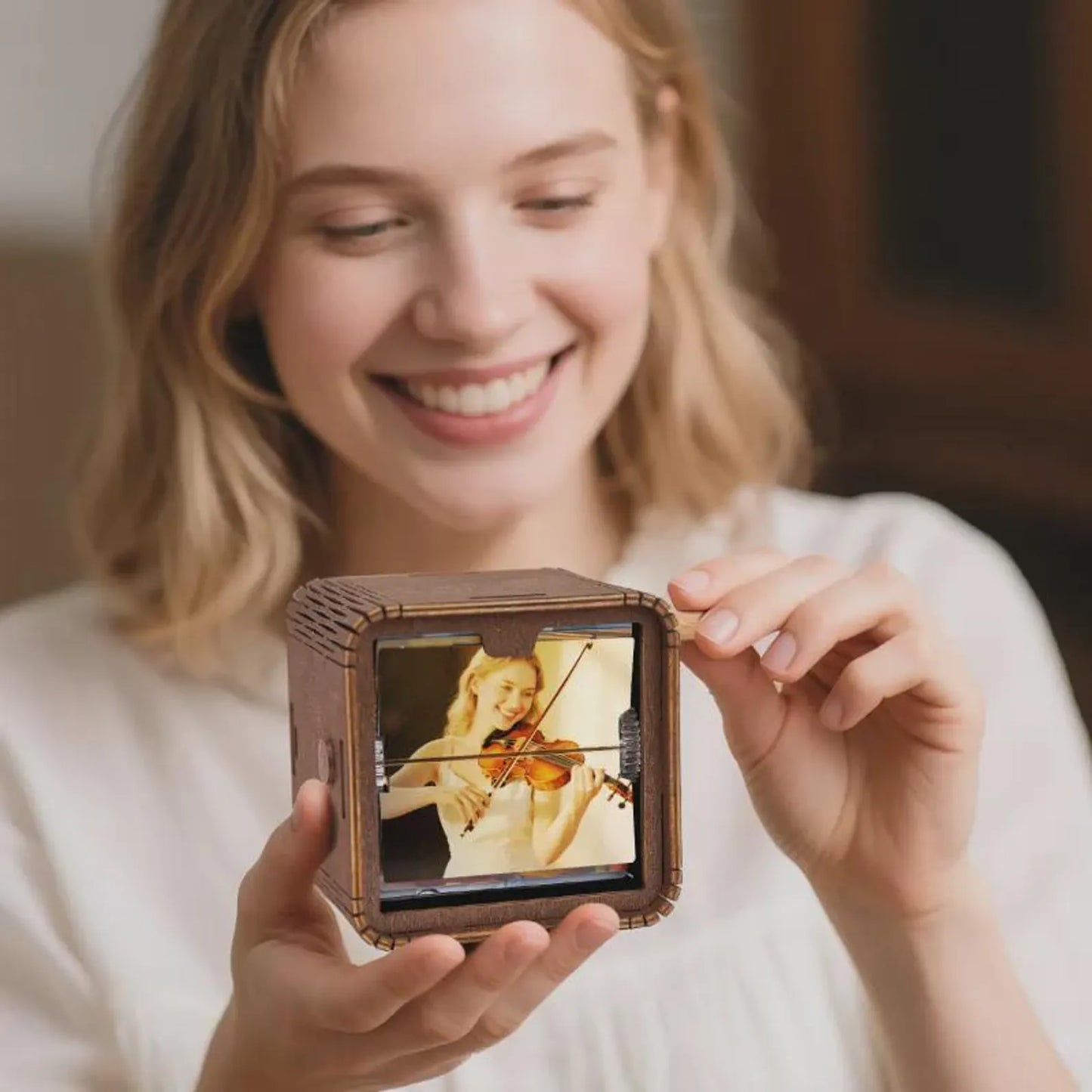 Custom 16-Photo Music Flipbook Frame