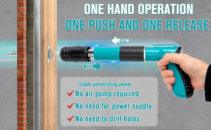 4 Speed Adjustable Manual Steel Concrete Nail Gun Tool