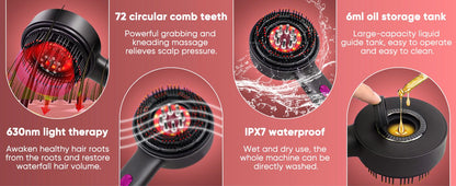 3 in 1 Red Light Therapy Hair Rejuvenation Comb