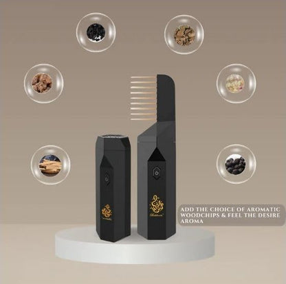 Portable Multifunctional Comb – Comb, Massage &amp; Fragrance in One!