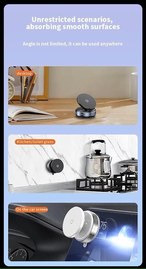 Vaccum Magnetic Phones Holder, Magnetic Car Phone Mount