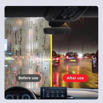 Automotive Oil Film Cleaning Brush, Glass Cleaning Board, Car Glass Oil Film Removal Cleaner, Powerful Windshield Cleaner & Oil Film Remover, Enhance Visual Effect Of Windshield