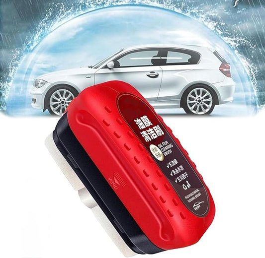 Automotive Oil Film Cleaning Brush, Glass Cleaning Board, Car Glass Oil Film Removal Cleaner, Powerful Windshield Cleaner & Oil Film Remover, Enhance Visual Effect Of Windshield