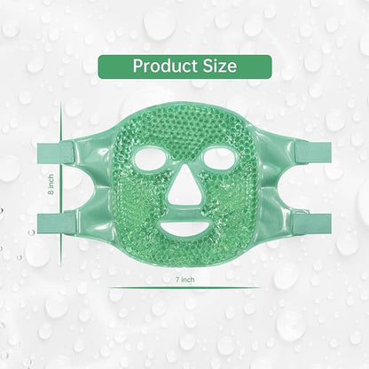 Cool Gel Full Face Mask – Ice Cooling Relief for Hot Summer Nights