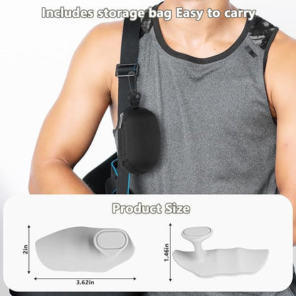 Rubber Gym Grips Fingerless Workout Grips - Ergonomic Rubber Hand Protector Gloves for Weight Lifting, Pull-Ups, Gym Training and Exercise, for men and women