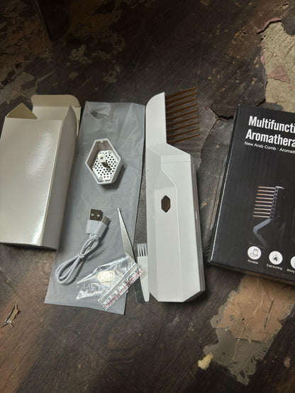 Portable Multifunctional Comb – Comb, Massage &amp; Fragrance in One!