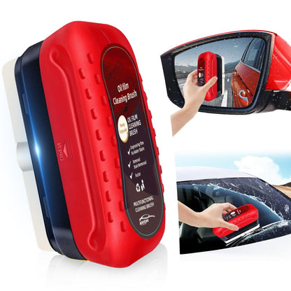 Automotive Oil Film Cleaning Brush, Glass Cleaning Board, Car Glass Oil Film Removal Cleaner, Powerful Windshield Cleaner & Oil Film Remover, Enhance Visual Effect Of Windshield