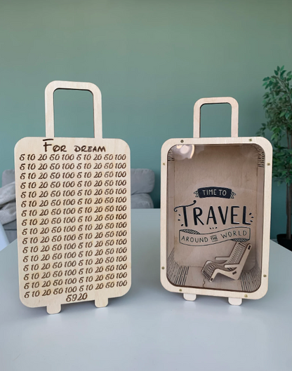💰 Travel Money Saving Bag – Smart, Stylish & Secure Bank